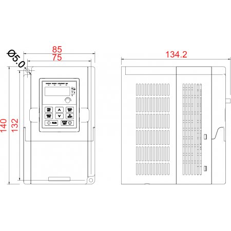 Falownik skalarny, jednofazowy, 230V, 0,20kW