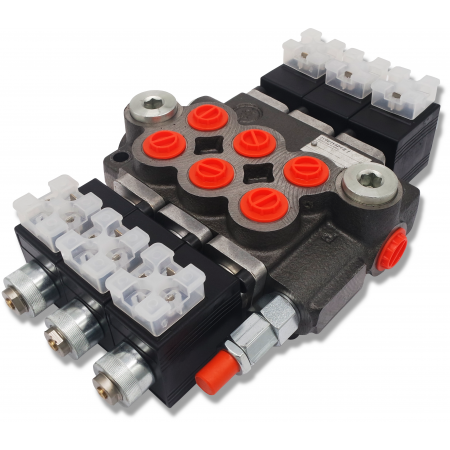 ROZDZIELACZ HYDRAULICZNY 3 SEK 50L ELEKTRYCZNY 12V