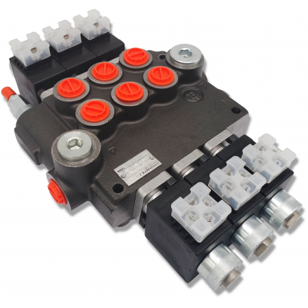 ROZDZIELACZ HYDRAULICZNY 3 SEK 80L ELEKTRYCZNY 12V