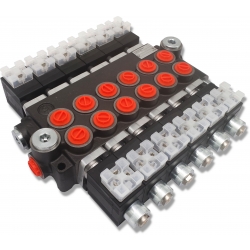 ROZDZIELACZ HYDRAULICZNY 6 SEK 50L ELEKTRYCZNY 12V BADESTNOST