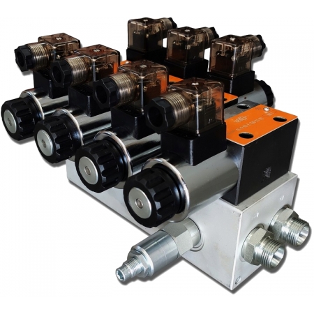 ROZDZIELACZ HYDRAULICZNY CETOP 3 SEKCJI 60L 12V