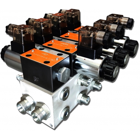 ROZDZIELACZ HYDRAULICZNY CETOP 3 SEKCJI 60L 12V
