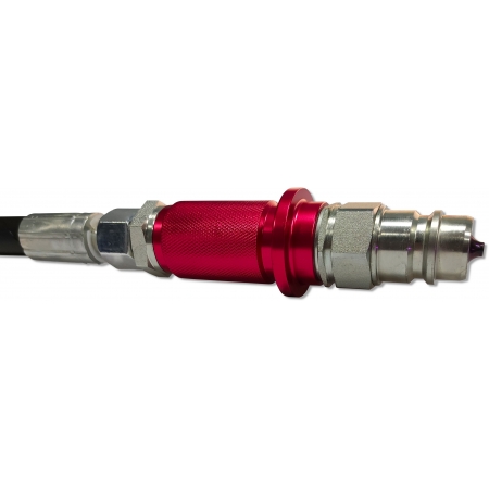 Uchwyt znacznik czerwony szybkozłącza wtyczki euro22- 1/2