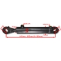 SIŁOWNIK HYDRAULICZNY DWUSTRONNY MOCNY SKOK 160