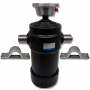 SIŁOWNIK HYDRAULICZNY PRZYCZEP 1250mm 12T WYWRÓT NA TYŁ + MOCOWANIA
