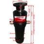 SIŁOWNIK HYDRAULICZNY PRZYCZEP 1600mm 12T WYWRÓT NA TYŁ + MOCOWANIA
