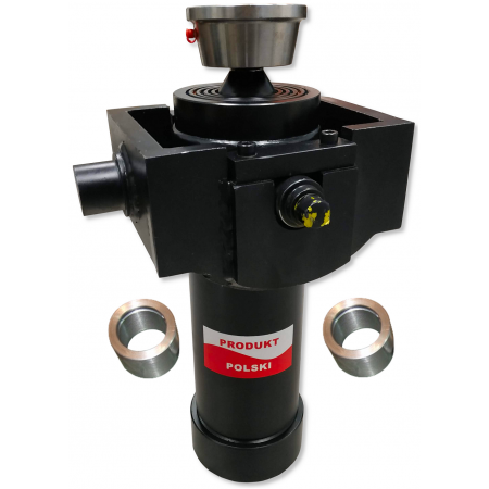 SIŁOWNIK HYDRAULICZNY PRZYCZEP 1850mm 14T WYWRÓT NA 3 STRONY + TULEJKI FI 50 mm