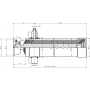 Siłownik hydrauliczny z kołyską 10 TON wysuw 2000