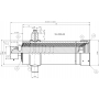 SIŁOWNIK HYDRAULICZNY SKOK 2000 mm CYLINDER 24T