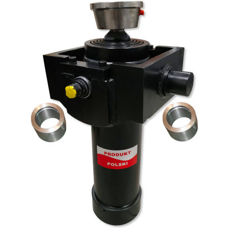 SIŁOWNIK HYDRAULICZNY PRZYCZEP 2150mm 17T WYWRÓT NA 3 STRONY + TULEJKI FI 50 mm