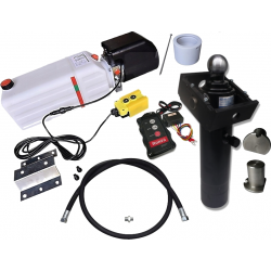 Hydraulika wywrotu 2m 520mm 5T 24V BEZPRZEWODOWA KIPRA PRZYCZEPKI