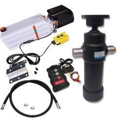 BEZPRZEWODOWY ZESTAW WYWROTU KIPRA 2,5m 700 mm 24V