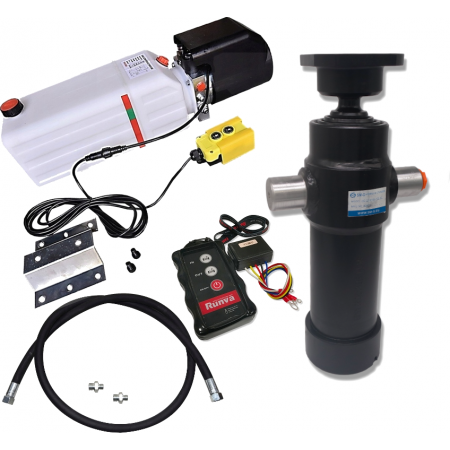 BEZPRZEWODOWY ZESTAW WYWROTU KIPRA 2,5m 700 mm 24V