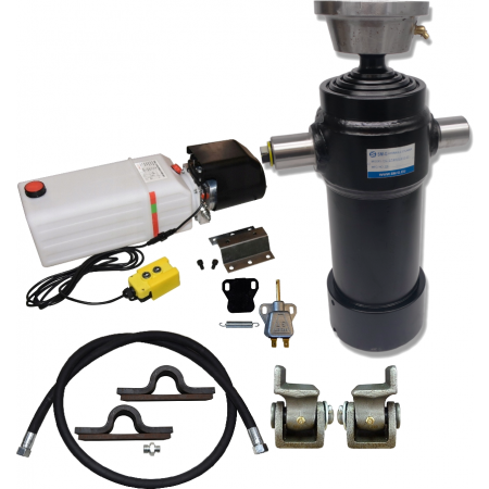 ZESTAW HYDRAULICZNY WYWROTU KIPRA 2 - 3,2 m 910 Z ZAWIASAMI TYLNYMI I WYŁĄCZNIKIEM