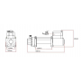 Wyciągarka Winch PEW 12000 HD 12V 5,5T Laweta