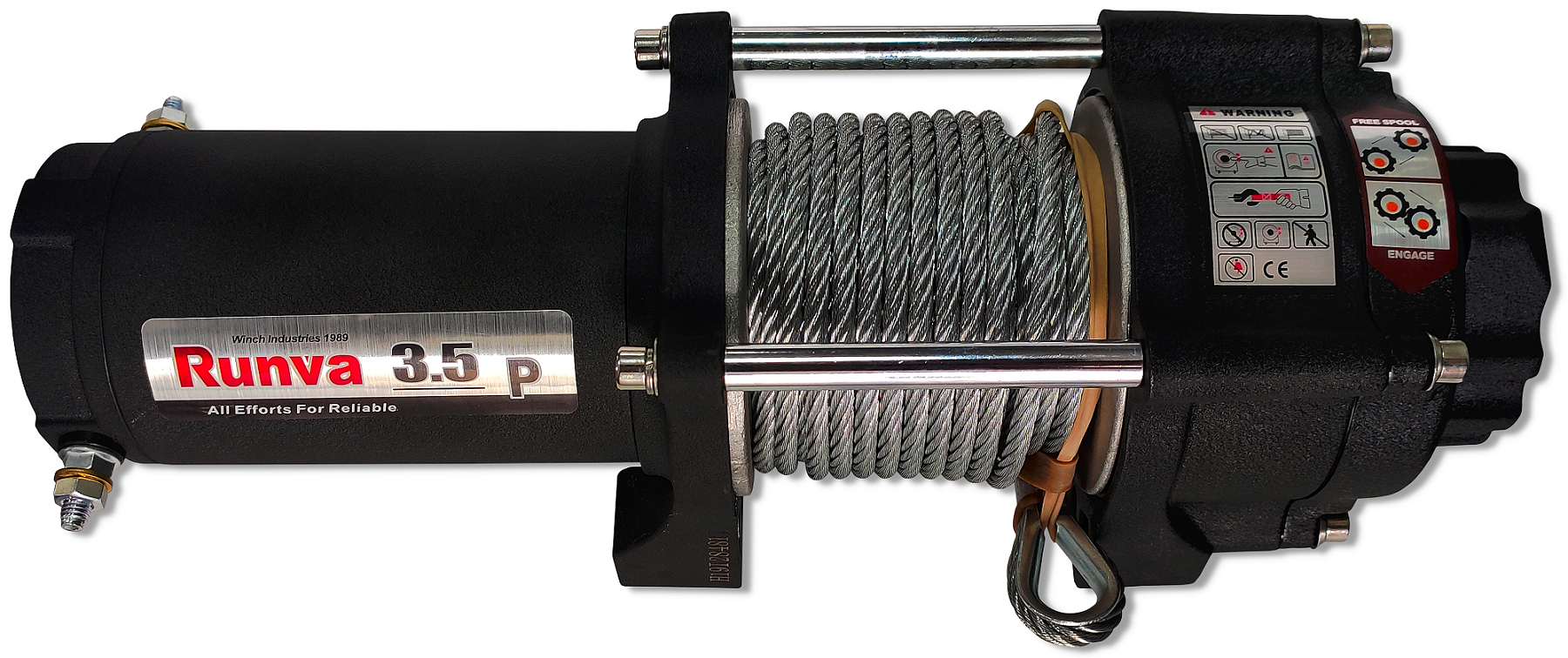 Wyciągarka Elektryczna RUNVA EWP 3500 12V 1588 KG QUADA ATV UTV
