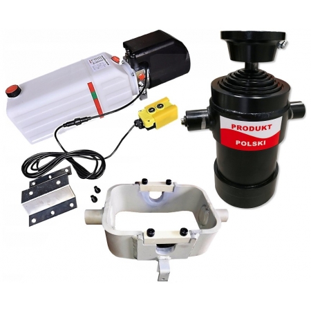 Siłownik skok 1000 kołyska agregat 24V KPL
