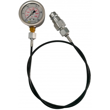 Zestaw Pomiaru Ciśnienia Hydrauliki W Ciągniku 250bar - M18x1,5 - wtyczka EURO M18 Zestaw Pomiaru Ciśnienia Hydrauliki W Ciągniku 250bar - M18x1,5 - wtyczka EURO M18