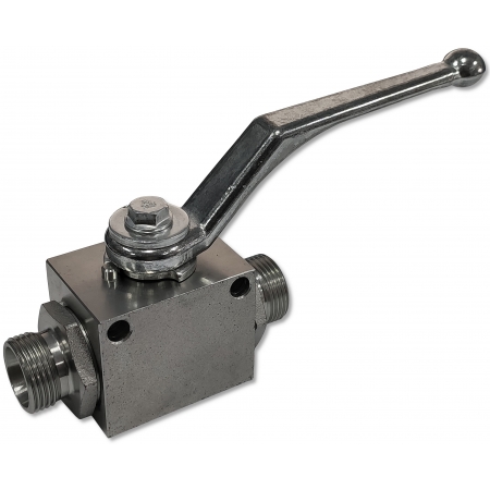 ZAWÓR HYDRAULICZNY RĘCZNY KULOWY 2 DROGOWY M22x1,5 60L