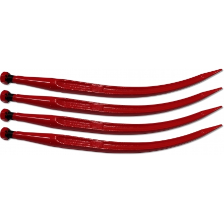 4x ZĄB ŁADOWACZA WYGIĘTY 680 mm CHWYTAKA KROKODYLA TURA WIDŁY