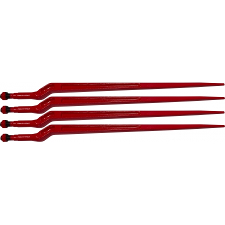 4x ZĄB ŁADOWACZA WYGIĘTY 880 mm CHWYTAKA KROKODYLA TURA WIDŁY