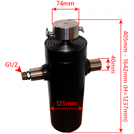 Zestaw hydrauliczny wywrotu 3,6 - 4,2 m 1237