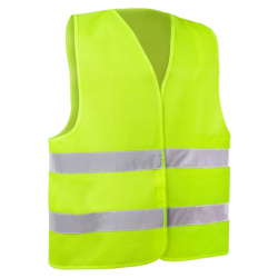 KAMIZELKA ODBLASKOWA - ŻÓŁTA XXL CE, EN20471, 120G