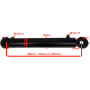 SIŁOWNIK HYDRAULICZNY CYLINDER TŁOK SKOK 300 URSUS SMT-2 50x32x305