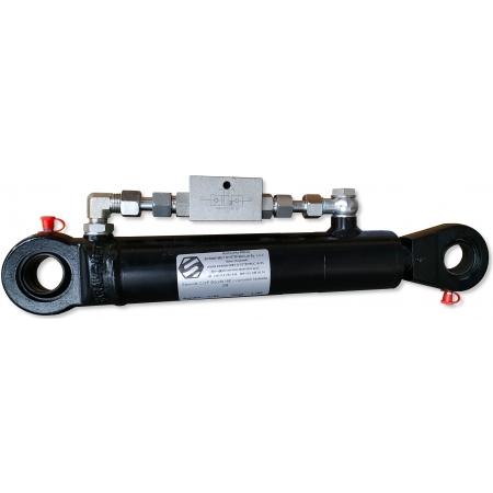 Siłownik CJ2F 50x28 160 z zaworem blokada 3/8''