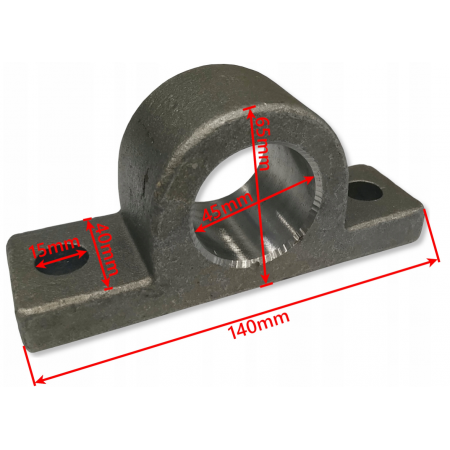 KPL 2x MOCNY WSPORNIK MOCOWANIE SIŁOWNIKA FI 45mm TELESKOP